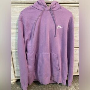 Women’s Nike Hoodie Sweatshirt / Light Purple Lilac / Athletic Wear / Unisex